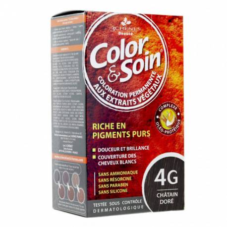 3 CHENES COLOR SOIN CHATAIN DORE 4G 135ML