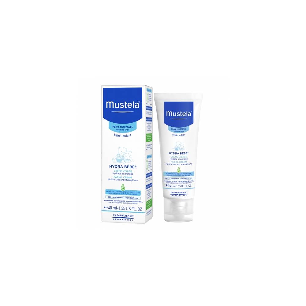 MUSTELA HYDRA BEBE CREM VISAGE 40ML