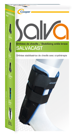 SALVA ORTHESE CHEVILLE SALVACAST NOIR SMALL