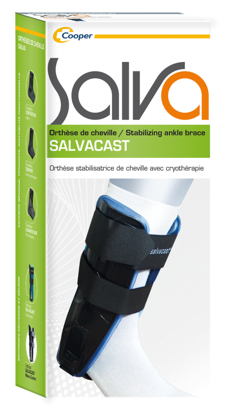 SALVA ORTHESE CHEVILLE SALVACAST NOIR SMALL