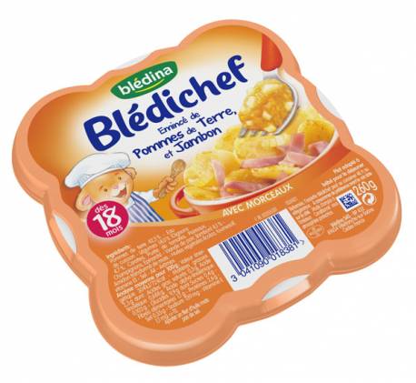 BLEDINA BLEDICHEF EMINCED POM DE TER ETJAMBON 260G