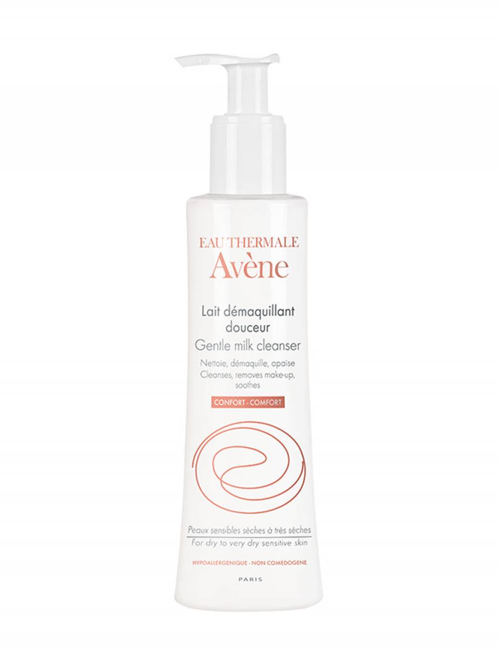 AVENE LAIT DEMAQUILLANT DOUCEUR CONFOR POMPE 200ML