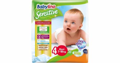 BABY LINO COUCHE SENSITIVE N4 7-18KG P/20