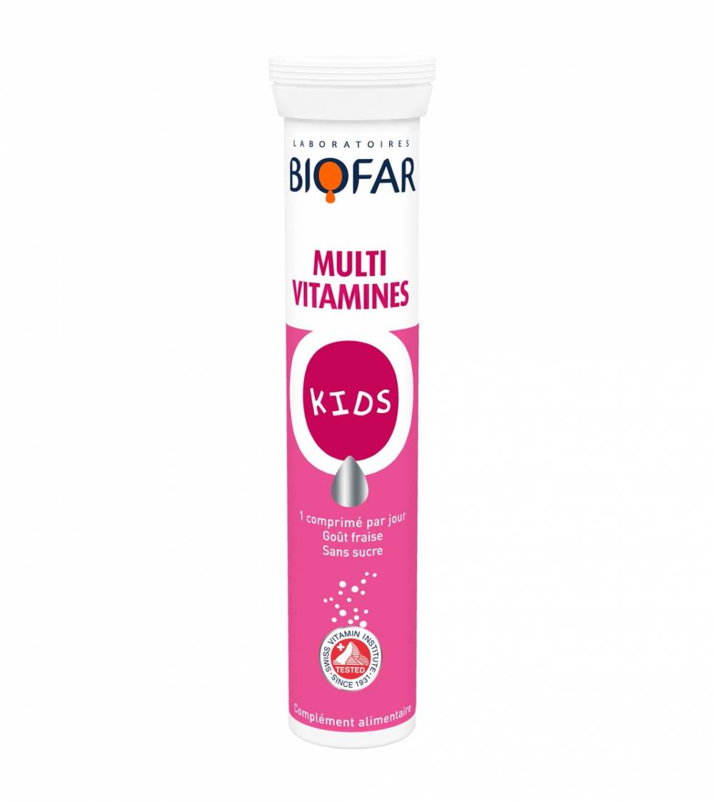 BIOFAR KIDS MULTIVIT FRAISE CPR EFF B/20