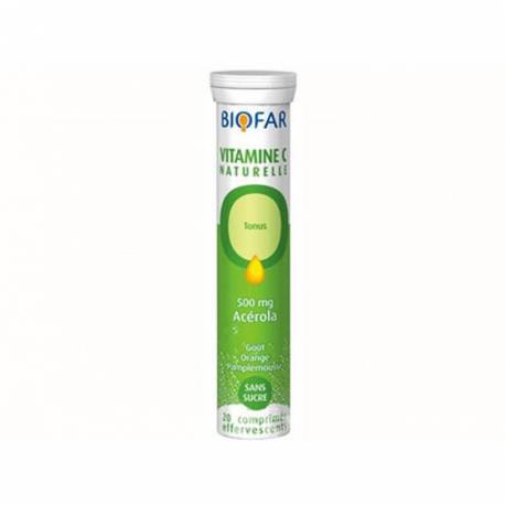 BIOFAR VIT C 500MG T/20 CPR EFF