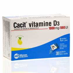 CACIT D3 1000/880MG SHT B/30