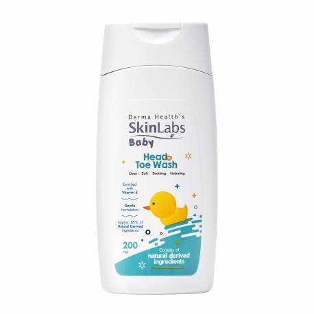 DERMA HEALTH\'S SKINLABS BABY HEAD TO TOE WASH 200M
