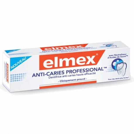 ELMEX DENTIFRICE ANTI CARIES PROFESSIONAL 75ML
