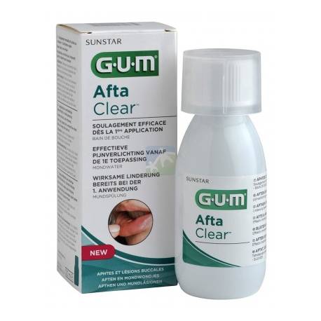 GUM AFTACLEAR BAIN DE BOUCHE(APHTE ET LESIONS) 120