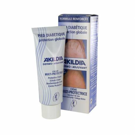 AKILEINE Crème Multi-protectrice pied diabétique 75ml AKILDIA