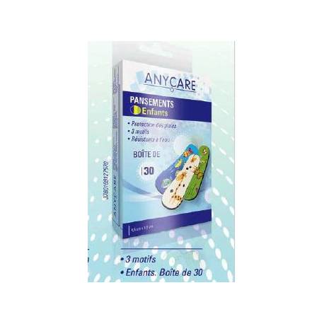 ANYCARE Pansements enfants bte de 30