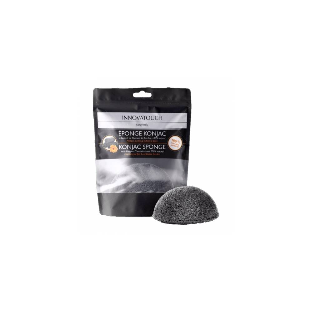 INNOVATOUCH Eponge Konjac Charbon
