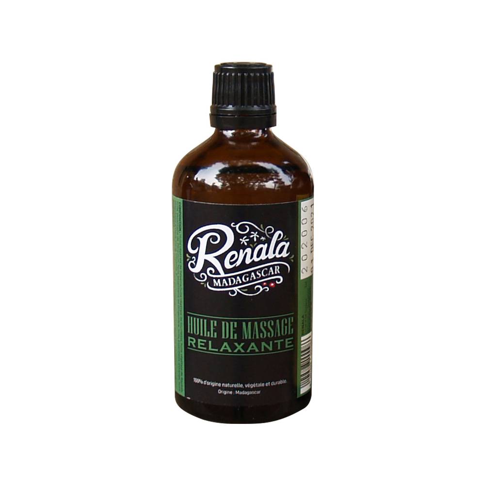 Huile de Massage Relaxante verre teinté 100 ml