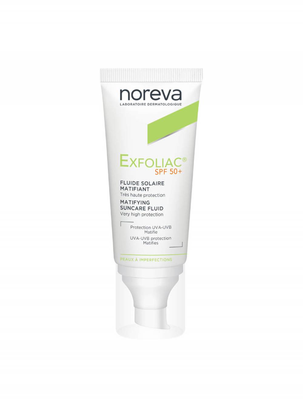 NOREVA EXFOLIAC SOLAIRE SPF50+ 40ML