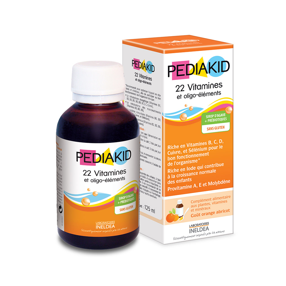 PEDIAKID 22 VIT OLIGO-E SP ABRIC OR ENF 125ML